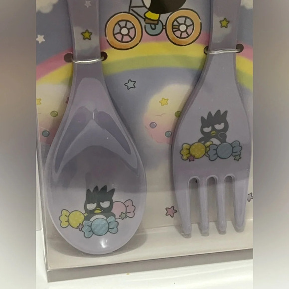 Sanrio Bad Badtz Maru- Spoon Fork Cutlery Set-Japan Kuji - Picture 3 of 7